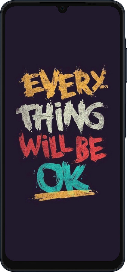 Силиконовый чехол Все будет хорошо для Samsung Galaxy A06 4G - 4068u-3776 изображение 