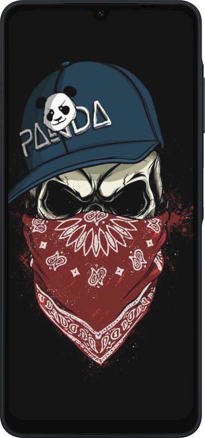 Силиконовый чехол Череп в кепке для Samsung Galaxy A06 4G - 4127u-3776 изображение 