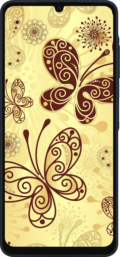 Силиконовый чехол Красивые бабочки для Samsung Galaxy A06 4G - 4170u-3776 изображение 