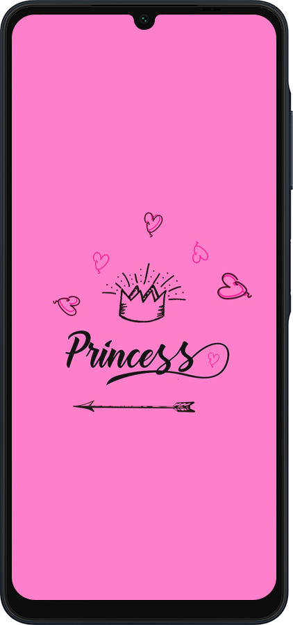 Силиконовый чехол Princess для Samsung Galaxy A06 4G - 4361u-3776 изображение 