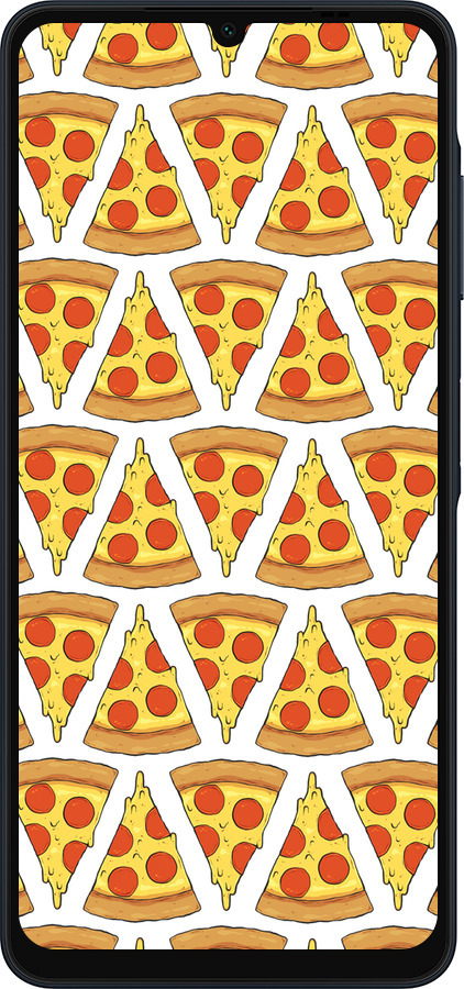 Силиконовый чехол Пицца для Samsung Galaxy A06 4G - 4408u-3776 изображение 