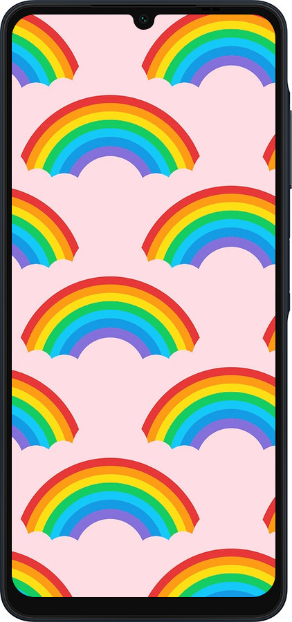 Силиконовый чехол Rainbows для Samsung Galaxy A06 4G - 4478u-3776 изображение 