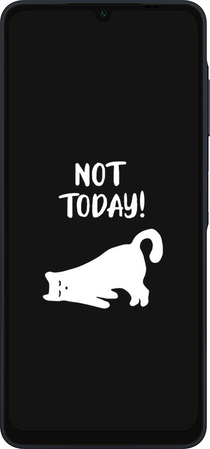 Силиконовый чехол Уставший кот для Samsung Galaxy A06 4G - 4535u-3776 изображение 