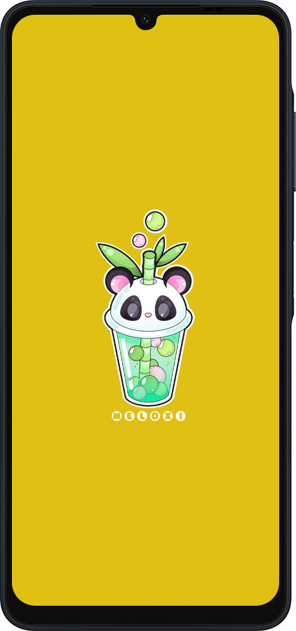 Силіконовий чехол Панда 1 для Samsung Galaxy A06 4G - 4558u-3776 изображение 