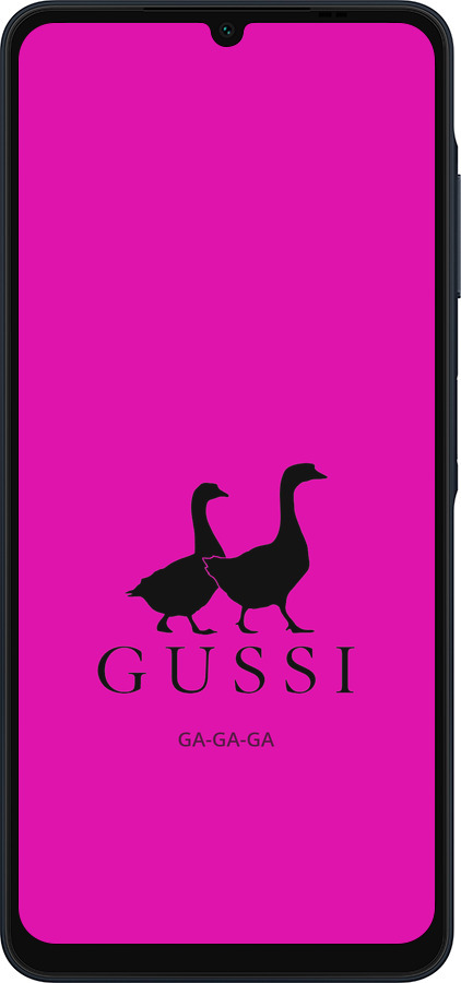 Силиконовый чехол Гуси для Samsung Galaxy A06 4G - 4561u-3776 изображение 