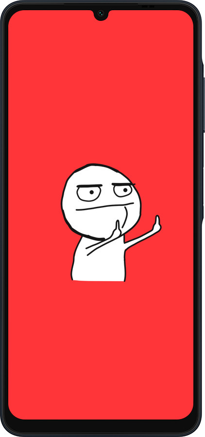 Силиконовый чехол Мем для Samsung Galaxy A06 4G - 4578u-3776 изображение 