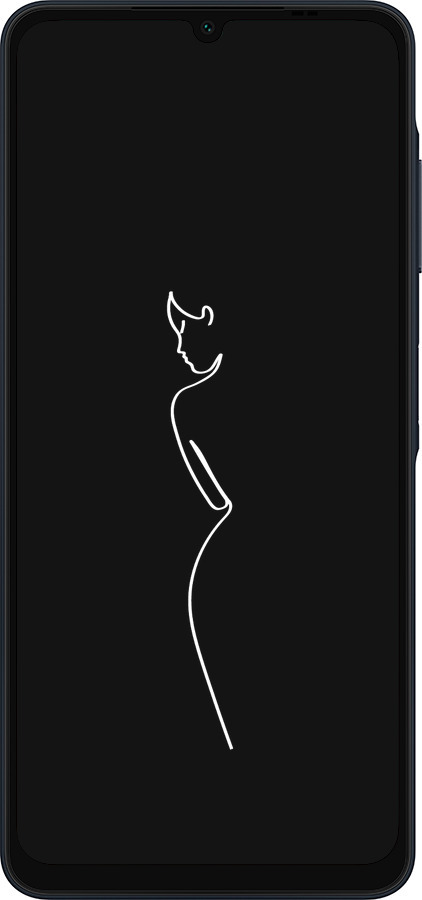 Силиконовый чехол Силуэт1 для Samsung Galaxy A06 4G - 4590u-3776 изображение 