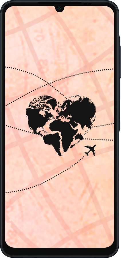 Силиконовый чехол Путешествуй для Samsung Galaxy A06 4G - 4607u-3776 изображение 