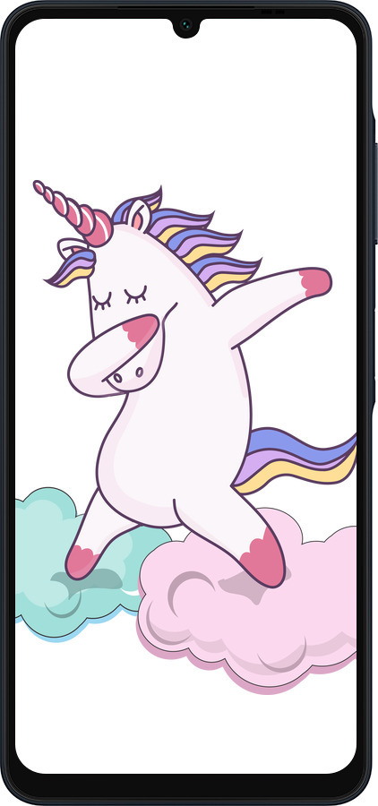 Силиконовый чехол Единорог для Samsung Galaxy A06 4G - 4702u-3776 изображение 