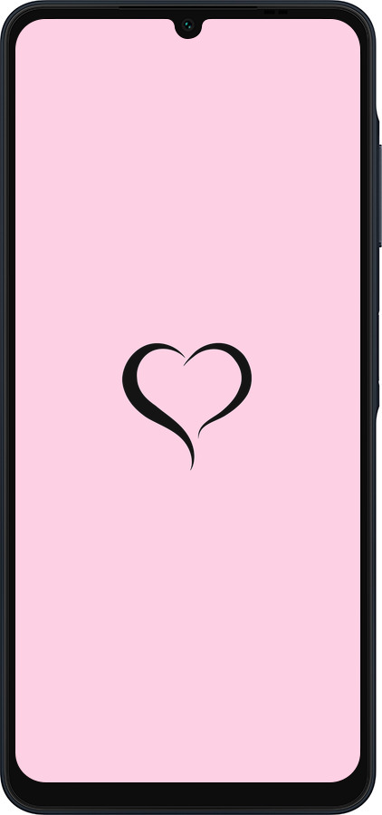 Силиконовый чехол Сердце 1 для Samsung Galaxy A06 4G - 4730u-3776 изображение 