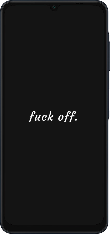 Силіконовий чехол Fuck off для Samsung Galaxy A06 4G - 4731u-3776 изображение 