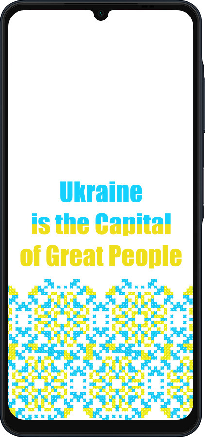 Силиконовый чехол Ukraine для Samsung Galaxy A06 4G - 5283u-3776 изображение 
