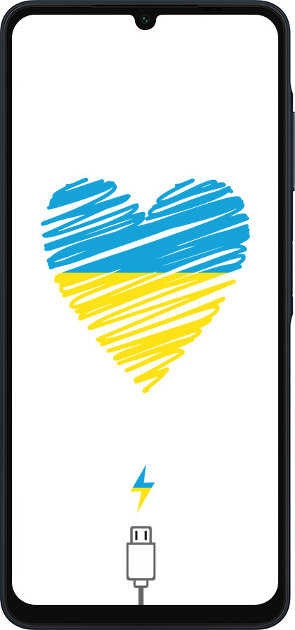 Силіконовий чехол Підзарядка серця 2 для Samsung Galaxy A06 4G - 5295u-3776 изображение 