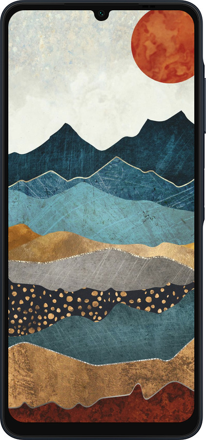 Силиконовый чехол Закат горы для Samsung Galaxy A06 4G - 5434u-3776 изображение 