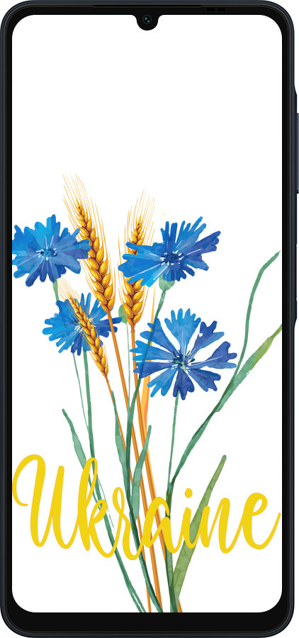 Силіконовий чехол Ukraine v2 для Samsung Galaxy A06 4G - 5445u-3776 изображение 