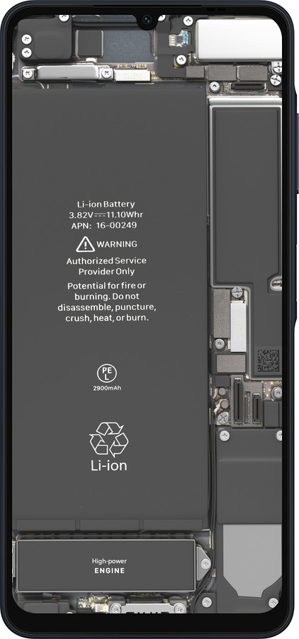 Силиконовый чехол Детали смартфона для Samsung Galaxy A06 4G - 5487u-3776 изображение 