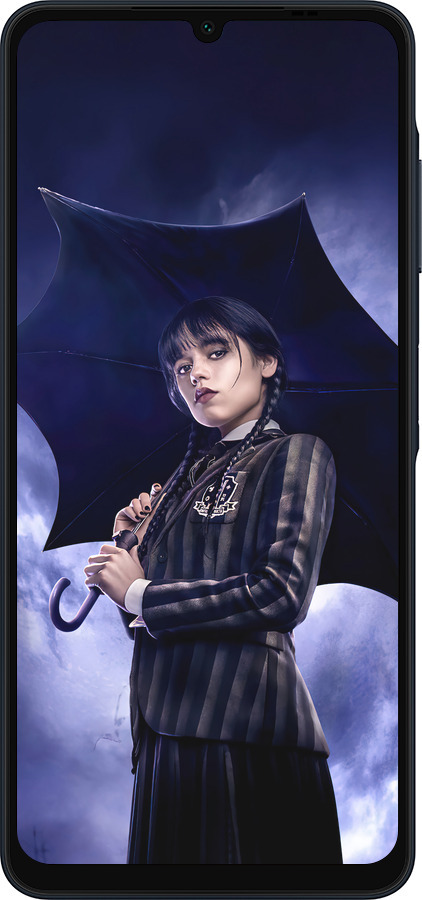 Силіконовий чехол Wednesday v2 для Samsung Galaxy A06 4G - 5516u-3776 изображение 