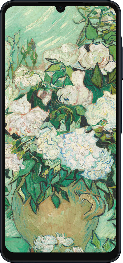 Силиконовый чехол Винсент Ван Гог. Ваза с розами для Samsung Galaxy A06 4G - 5543u-3776 изображение 