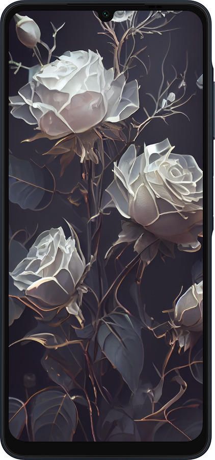 Силиконовый чехол Розы 2 для Samsung Galaxy A06 4G - 5550u-3776 изображение 