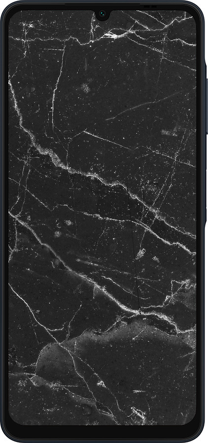 Силиконовый чехол Черный мрамор v2 для Samsung Galaxy A06 4G - 5568u-3776 изображение 