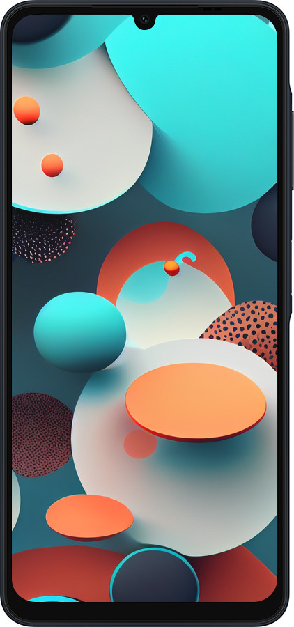 Силиконовый чехол Горошек абстракция для Samsung Galaxy A06 4G - 5608u-3776 изображение 