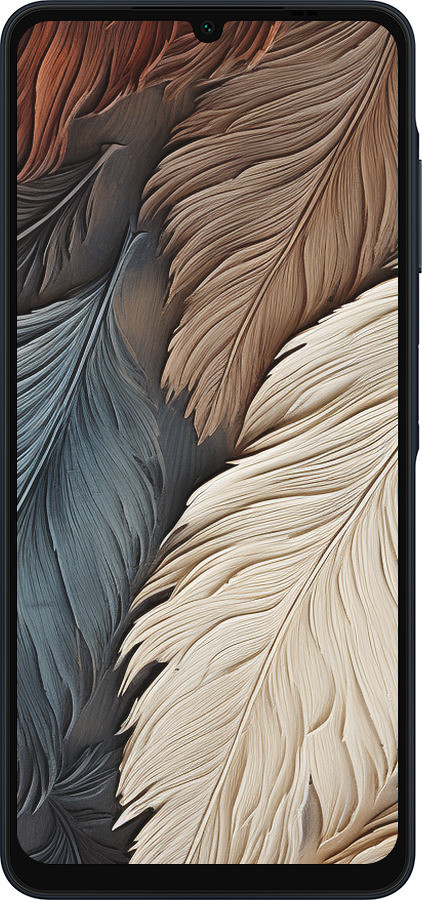 Силиконовый чехол Листья в стиле бохо для Samsung Galaxy A06 4G - 5643u-3776 изображение 