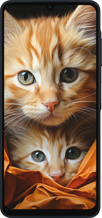 Силіконовий чехол Котики 2 для Samsung Galaxy A06 4G - 5664u-3776 изображение 