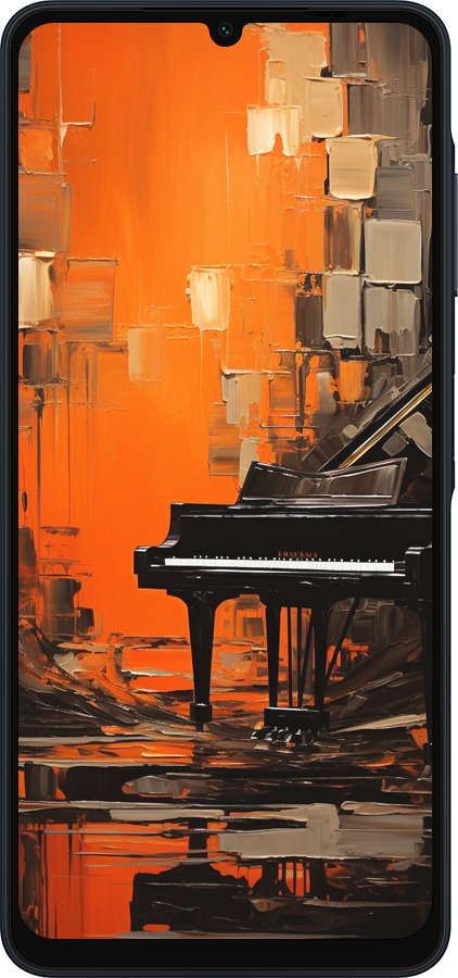 Силиконовый чехол Чехол для телефона Оранжевый Рояль для Samsung Galaxy A06 4G - 5937u-3776 изображение 