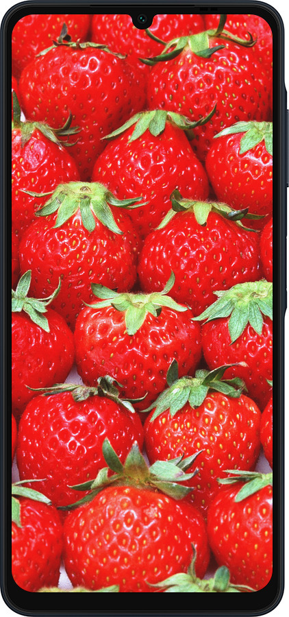 Силиконовый чехол Клубника для Samsung Galaxy A06 4G - 6020u-3776 изображение 