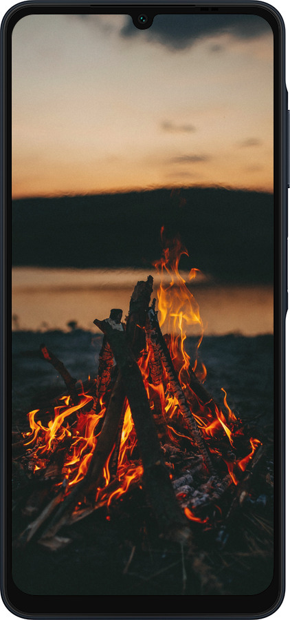 Силиконовый чехол Огонь для Samsung Galaxy A06 4G - 6021u-3776 изображение 