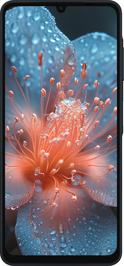 Силиконовый чехол Роса на цветке для Samsung Galaxy A06 4G - 6039u-3776 изображение 