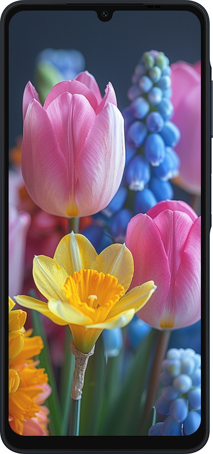 Силиконовый чехол Весенние цветы для Samsung Galaxy A06 4G - 6058u-3776 изображение 