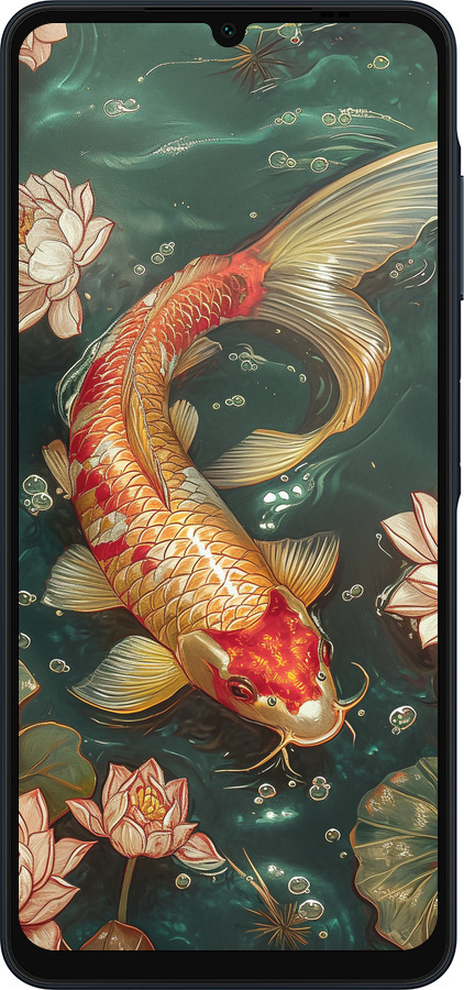 Силіконовий чехол Мелодія Лотоса для Samsung Galaxy A06 4G - 6106u-3776 изображение 