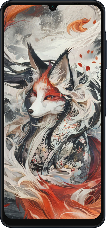 Силиконовый чехол Дух кицунэ' для Samsung Galaxy A06 4G - 6107u-3776 изображение 