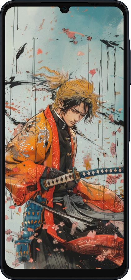 Силіконовий чехол Agatsuma Zenitsu: Вбивця демонів для Samsung Galaxy A06 4G - 6118u-3776 изображение 