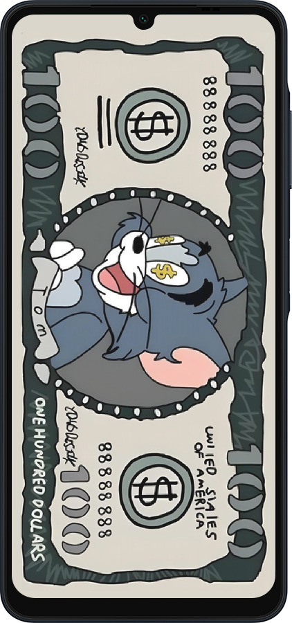 Силиконовый чехол Том и джерри для Samsung Galaxy A06 4G - 6291u-3776 изображение 