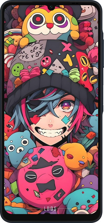 Силиконовый чехол Аниме парень для Samsung Galaxy A06 4G - 6317u-3776 изображение 