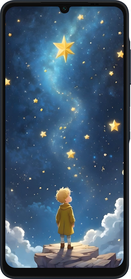 Силиконовый чехол Маленький принц для Samsung Galaxy A06 4G - 6326u-3776 изображение 