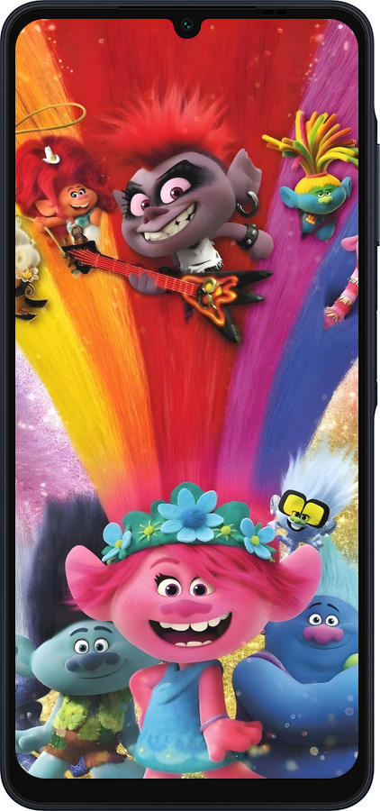 Силіконовий чехол Тролі для Samsung Galaxy A06 4G - 6343u-3776 изображение 