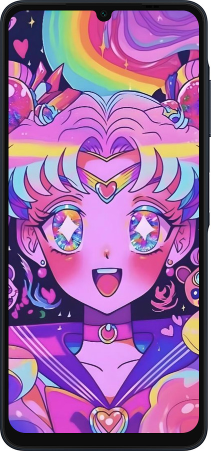 Силіконовий чехол Сейлор Мун 3 для Samsung Galaxy A06 4G - 6352u-3776 изображение 