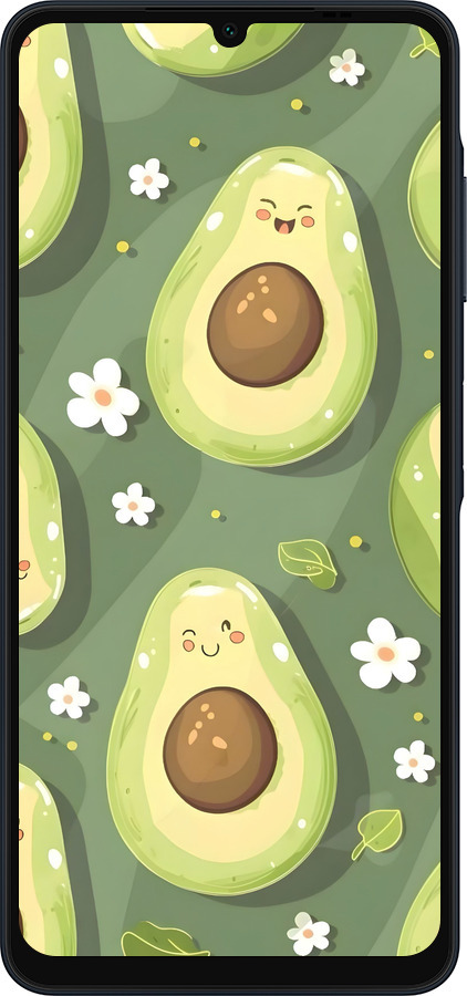 Силіконовий чехол Авокадо для Samsung Galaxy A06 4G - 6380u-3776 изображение 