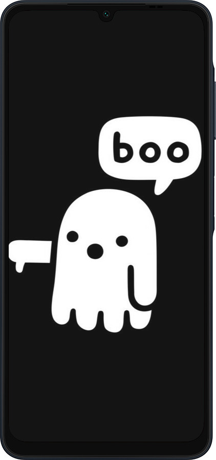 Силиконовый чехол Призрак Неодобрения для Samsung Galaxy A06 4G - 6431u-3776 изображение 