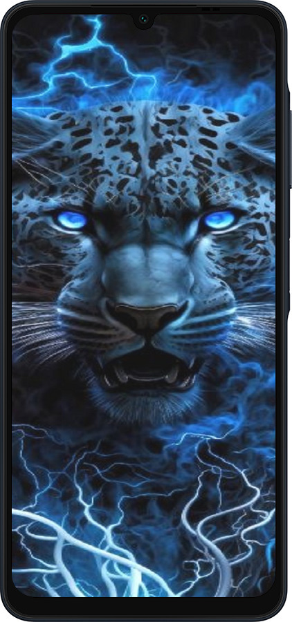 Силиконовый чехол Ледяной леопард для Samsung Galaxy A06 4G - 6460u-3776 изображение 