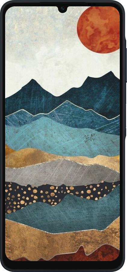 Силиконовый чехол Янтарный закат для Samsung Galaxy A06 4G - 6475u-3776 изображение 