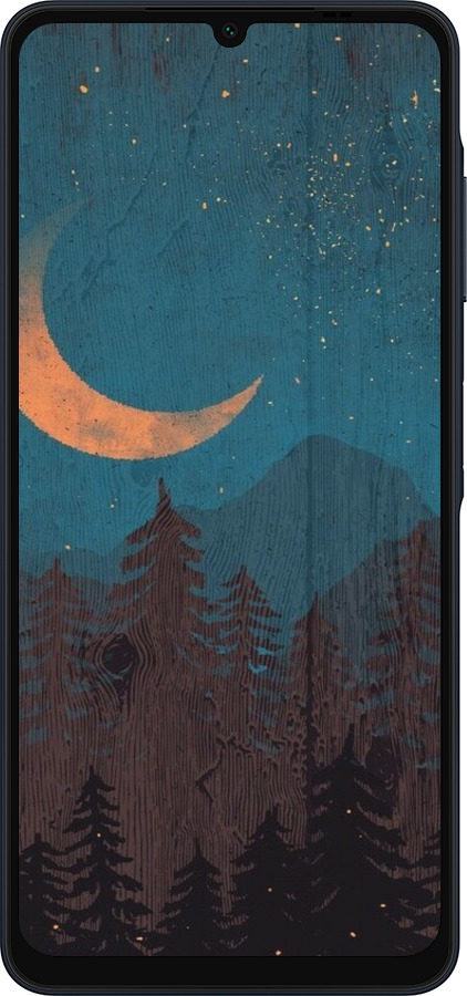 Силиконовый чехол Звездный лес для Samsung Galaxy A06 4G - 6480u-3776 изображение 