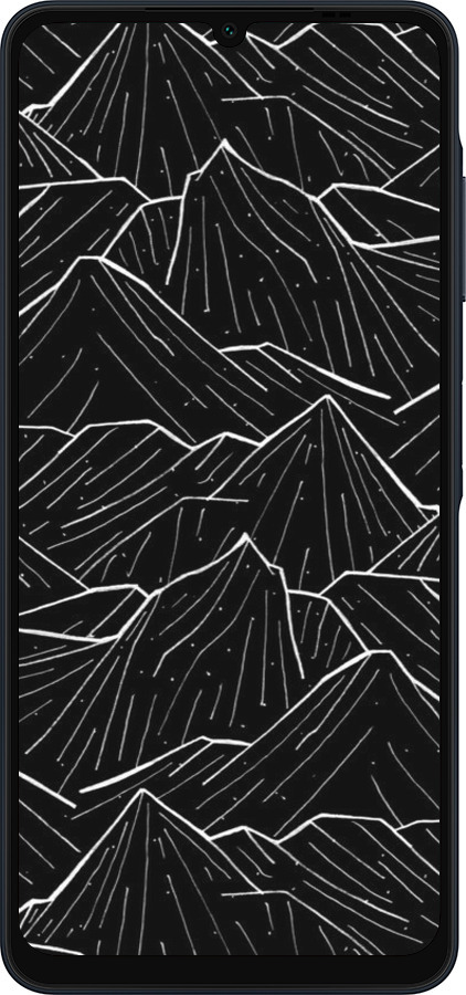 Силиконовый чехол С изображением Темных гор для Samsung Galaxy A06 4G - 6489u-3776 изображение 