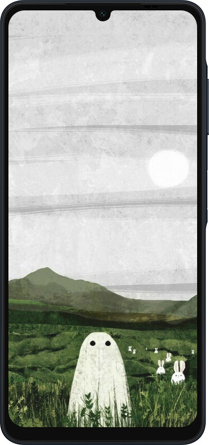 Силиконовый чехол Привидение для Samsung Galaxy A06 4G - 6492u-3776 изображение 