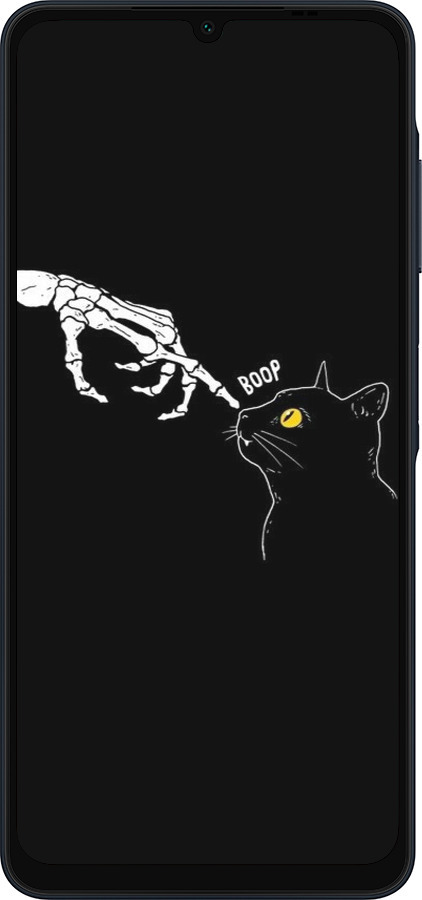 Силиконовый чехол Кошка для Samsung Galaxy A06 4G - 6505u-3776 изображение 