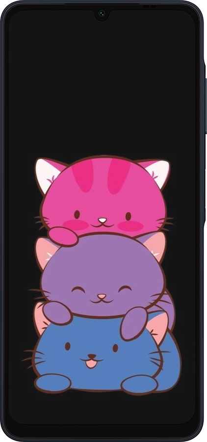 Силиконовый чехол Милые кошки для Samsung Galaxy A06 4G - 6518u-3776 изображение 