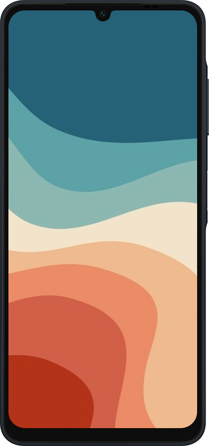 Силіконовий чехол У стилі ретро з хвилями для Samsung Galaxy A06 4G - 6531u-3776 изображение 